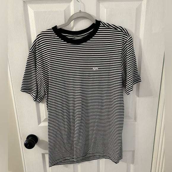 Obey Stripped T-Shirt - Picture 1 of 3